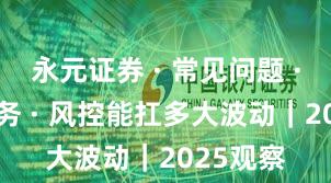 永元证券 · 常见问题 · 客户服务 · 风控能扛多大波动｜2025观察