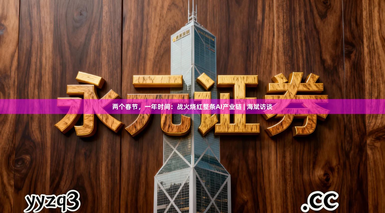 两个春节，一年时间：战火烧红整条AI产业链 | 海斌访谈